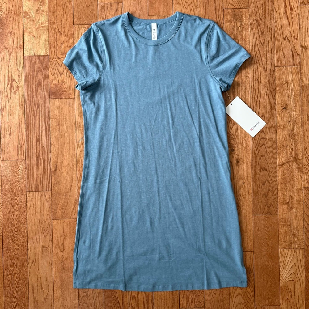 Lululemon NWT size 8 Classic-Fit Cotton-Blend T-Shirt Dress